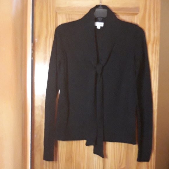 Maison Jules Long Sleeve Black Top - Picture 5 of 11